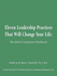 Eleven Leadership Practices That Will Change Your Life
