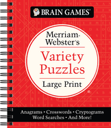 ISBN 9781639383313 product image for brain games merriam websters variety puzzles large print anagrams crossword | upcitemdb.com