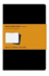 Moleskine Ruled Cahier Journal Black Pocket: Set of 3 Ruled Journals
