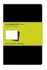 Moleskine Plain Cahier Journal Black Pocket: Set of 3 Plain Journals