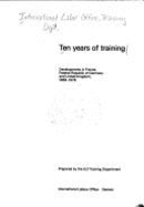 Ten Years of Training: Developments in France, Federal Republic of Germany, and United Kingdom, 1968-1978