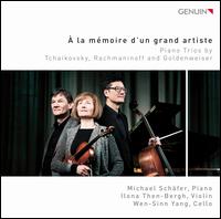  la mmoire d'un grand artiste - Ilona Then-Bergh (violin); Kang-Un Kim (harmonium); Michael Schfer (piano); Wen-Sinn Yang (cello)
