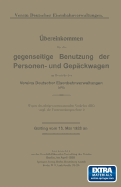 bereinkommen fr die gegenseitige Benutzung der Personen- und Gepckwagen im Bereiche des Vereins Deutscher Eisenbahnverwaltungen (VP)