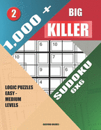 1,000 + Big killer sudoku 6x6: Logic puzzles easy - medium levels