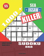 1,000 + Sea jigsaw killer sudoku 8x8: Logic puzzles hard levels