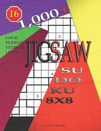 1,000 + sudoku jigsaw 8x8: Logic puzzles extreme levels