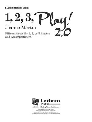 1, 2, 3 Play! 2.0 Supplemental Viola Part - Martin, Joanne (Composer)