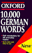 10,000 German Words - Rowlinson, William