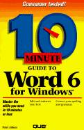 10 Minute Guide to Word for Windows 6