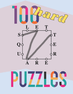 100 Hard Letter Square Puzzles: 100 word games as seen in the NYT