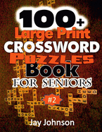 100+ Large Print Crossword Puzzle Book for Seniors