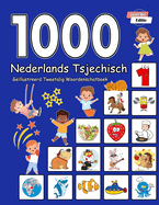 1000 Nederlands Tsjechisch Gellustreerd Tweetalig Woordenschatboek (Zwart-Wit Editie): Dutch Czech Language Learning