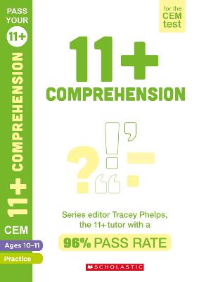 11+ English Comprehension Practice and Assessment for the CEM Test Ages 10-11 - Phelps, Tracey