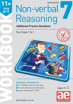 11+ Non-verbal Reasoning Year 5-7 Workbook 7: Additional CEM Style Practice Questions - Curran, Stephen C., and Knowles, Natalie, and Richardson, Andrea F.