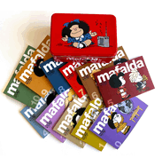 11 Tomos de Mafalda En Una Lata Roja (Edici?n Limitada) / 11 Mafalda's Titles in a Red Can (Limited Edition)