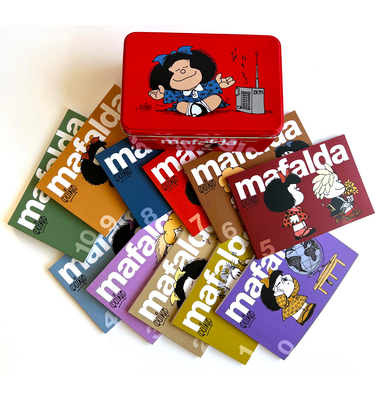 11 Tomos de Mafalda En Una Lata Roja (Edici?n Limitada) / 11 Mafalda's Titles in a Red Can (Limited Edition) - Quino