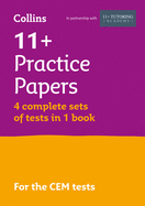 11+ Verbal Reasoning, Non-Verbal Reasoning & Maths Practice Papers (Bumper Book with 4 sets of tests): For the 2024 Cem Tests