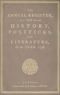 1758 Annual Register - Burke, Edmund (Editor), and Langford, Paul (Introduction by)