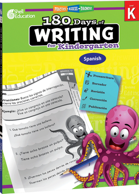 180 Days of Writing for Kindergarten (Spanish): Practice, Assess, Diagnose - Pearce, Tracy