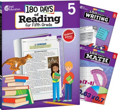 180 Days(tm) Reading, Writing and Math for Grade 5: 3-Book Set: Practice, Assess, Diagnose - Multiple Authors, and Maloof, Torrey, and Smith, Jodene