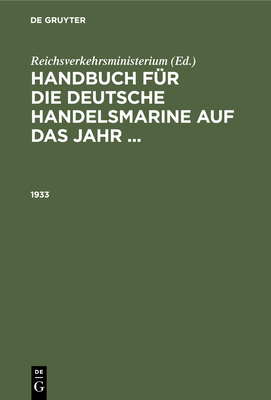 1933 - Reichsverkehrsministerium (Editor)