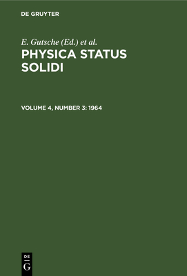 1964 - Gutsche, E (Editor), and Mller, K (Editor), and Grlich, P (Editor)