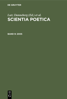 2005 - Danneberg, Lutz (Editor), and Schmidt-Biggemann, Wilhelm (Editor), and Thom?, Horst (Editor)