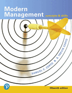 2019 Mylabmanagement with Pearson Etext -- Access Card -- For Modern Management: Concepts and Skills