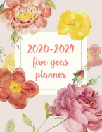 2020-2024 Five Year Planner: Monthly Logbook and Journal, 60 Months Calendar
