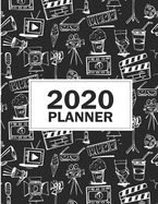 2020 Planner: 8.5"x11"Film Making Elements 2020 Planner Yearly Agenda (1 January - 31 December 2020 )