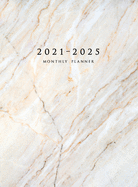 2021-2025 Monthly Planner Hardcover: Large Five Year Planner with Marble Cover (Volume 2)