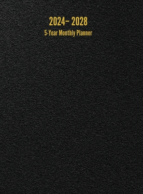 2024 - 2028 5-Year Monthly Planner: 60-Month Calendar (Black) - Large - Anderson, I S