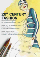 20th Century Fashion: Postcard Colouring Book