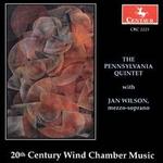 20th Century Wind Chamber Music - Eleanor Duncan Armstrong (flute); Lisa Bontrager (horn); Pennsylvania Quintet