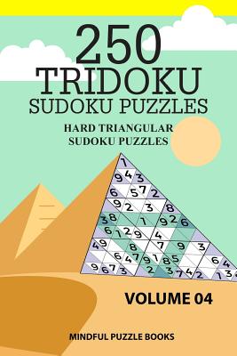 250 Tridoku Sudoku Puzzles: Hard Triangular Sudoku Puzzles - Mindful Puzzle Books