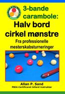 3-bande carambole - Halv bord cirkel mnstre: Fra professionelle mesterskabsturnerin