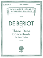 3 Duos Concertante, Op. 57: Score and Parts