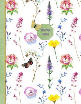 3 Year Journal: Spring Flowers Design: 8.5"x 11" Paperback undated Planner 150 pages - Malmsio, Helene, and Publications, Strategic