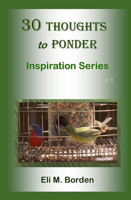 30 Thoughts to Ponder: Inspiration Series #1 - Borden Phd, Eli M