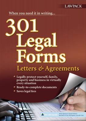 301 Legal Forms, Letters & Agreements - Schmitz, David (Editor)