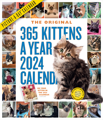 365 Kittens-a-Year Picture-a-Day Wall Calendar 2024: Absolutely Spilling Over With Kittens (Calendar) - Workman Calendars