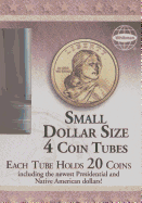 4 Count Sacagawea Dollar Coin Tubes