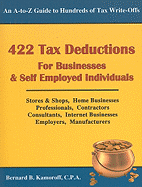 422 Tax Deductions for Businesses & Self Employed Individuals - Kamoroff, Bernard B, CPA