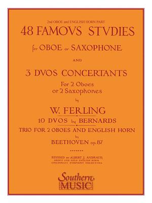 48 Famous Studies (2nd and 3rd Part): Oboe - Ferling, Franz Wilhelm (Composer), and Andraud, Albert (Editor)