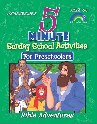 5 Minute Sunday School Activities: Bible Adventures: Preschoolers - Davis, Mary J