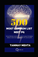 500 Most Common List for Neet-Pg