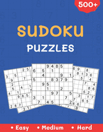 500+ Sudoku Puzzles: Easy to Hard Sudoku Puzzle Book For Adults Large Print
