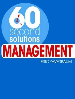 60 Second Solutions Management - Yaverbaum, Eric