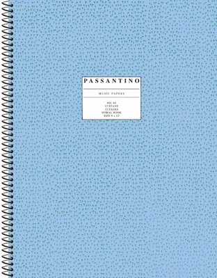 65. Spiral Book: 12-Stave: Passantino Manuscript Paper - Hal Leonard Corp (Creator)