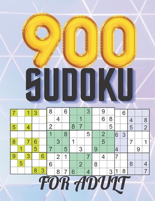 900 Sudoku for Adult: Logical Thinking - Brain Game Book Sudoku Puzzles For Adult - House, Bright Creative